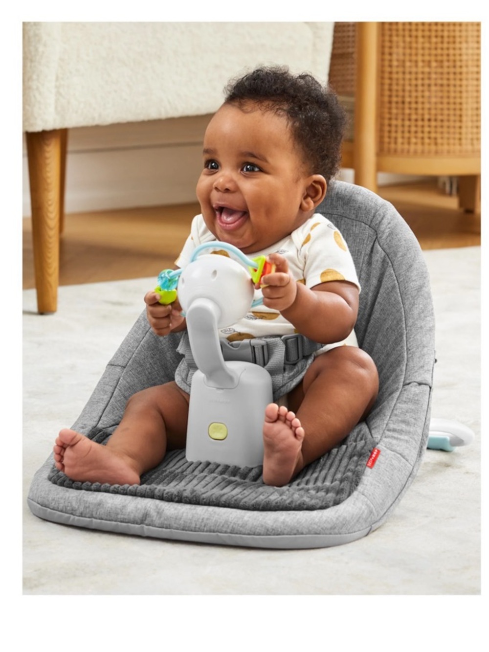 Skip Hop Silver Lining Cloud Upright Activity Floor Seat.